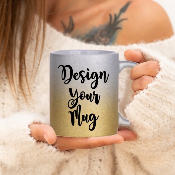 Other - Glitter personalized coffee mug